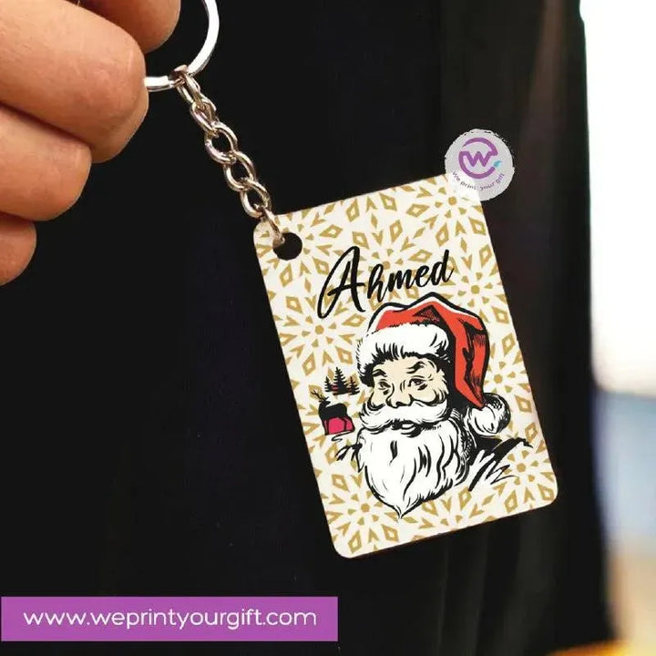 Wooden Keychain - Christmas - WE PRINT