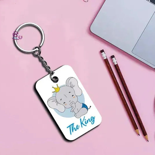 Wooden Keychain - Elephant - WE PRINT