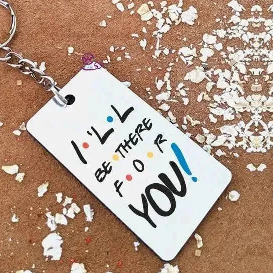 Wooden Keychain - Friends - WE PRINT