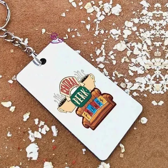 Wooden Keychain - Friends - WE PRINT