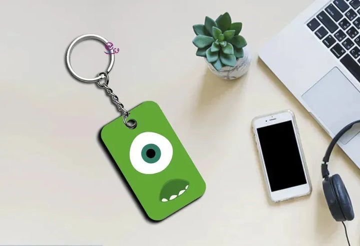 Wooden Keychain - Monster INC. - WE PRINT