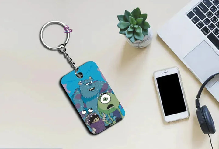 Wooden Keychain - Monster INC. - WE PRINT