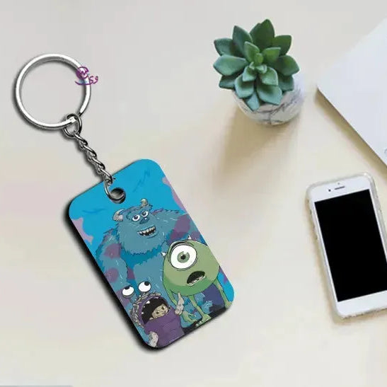 Wooden Keychain - Monster INC. - WE PRINT