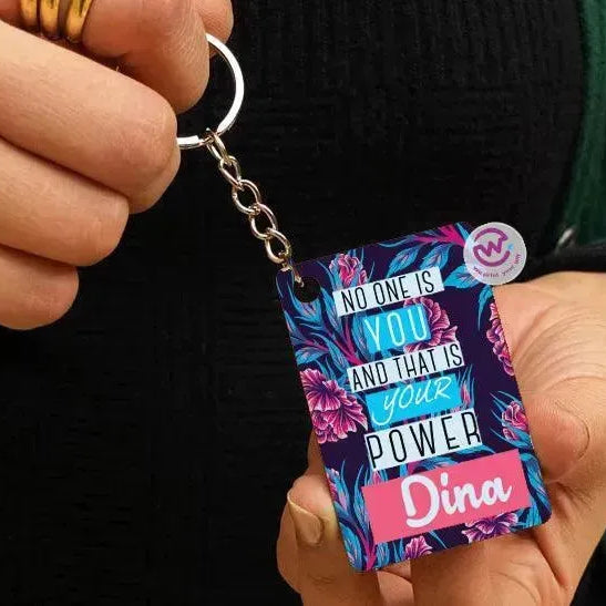 Wooden Keychain -Names-B - WE PRINT