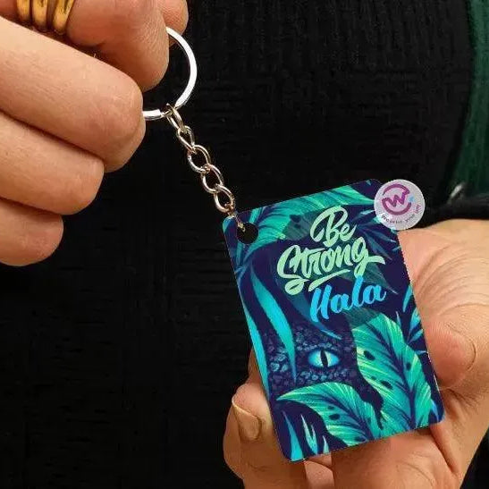 Wooden Keychain -Names-B - WE PRINT