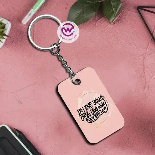 Wooden Keychain - Valentine's Day - WE PRINT